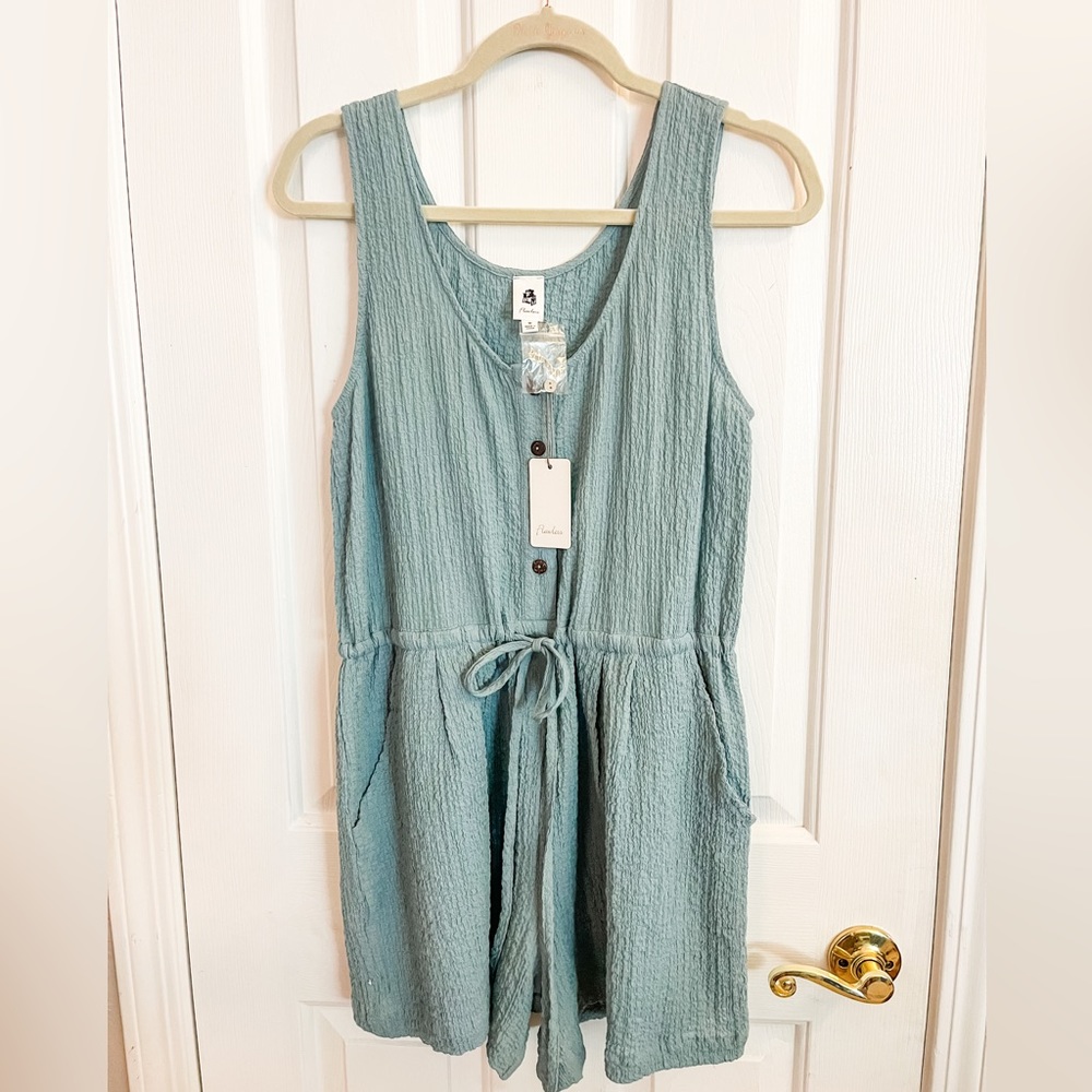 Light blue/green romper